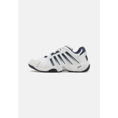 Imagen de K SWISS Accomplish IV Zapatillas de tenis para todas las superficies, Hombre, Talla: 44.5, White/peacoat/silver Zapatos