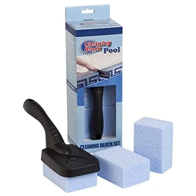 Imagen de SET 3 CLEANING BLOCK PISCINA CON MANGO Y SOLAPA INDIVIDUAL