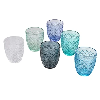 Imagen de Villa d&#039;Este Home Tivoli Castle Juego de 6 vasos agua ocean cristal 275 ml
