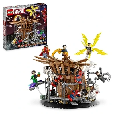 Imagen de Lego 76261 Marvel Batalla Final de Spider Man, Recrea la Escena No Way Home con 3 Minifiguras Peter Parker, Duende Verde, Electro, Hombre Arena, Ned, Dr Strange y MJ, Maqueta Coleccionable