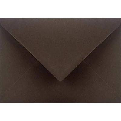 Imagen de Netuno 100x sobres de colores marrones oscuros DIN C5 162x229mm 115g Sirio Color Cacao solapa engomada puntiaguda sin ventana para invitaciones Navidad tarjetas boda facturas dinero bricolaje folleto