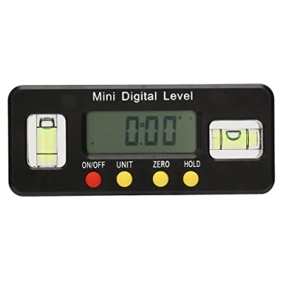 Imagen de Buscador de Ángulo 360 Grados Mini Transportador Digital Inclinómetro Herramienta Inferior Magnética Medición Duplicador Inglete(100mm)