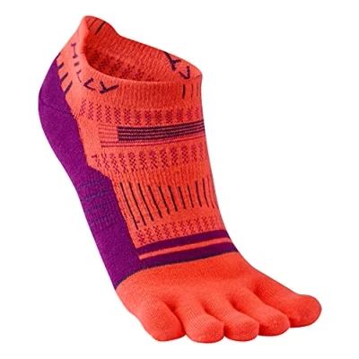 Imagen de Hilly Toes Socklet Min Cushioning Calcetines para Correr, HotCrl/GrapeJce/Char, M Unisex