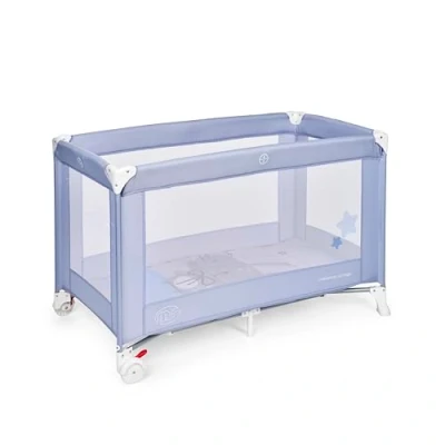 Imagen de ms Basic Cuna De Viaje para Bebe 3 Piezas 120 X 60, Incluido Colchóncito Y Bolsa Transporte, 0+ Meses hasta 15 Kg, Plegado Montaje Fácil, Estructura Ligera Muy Estable