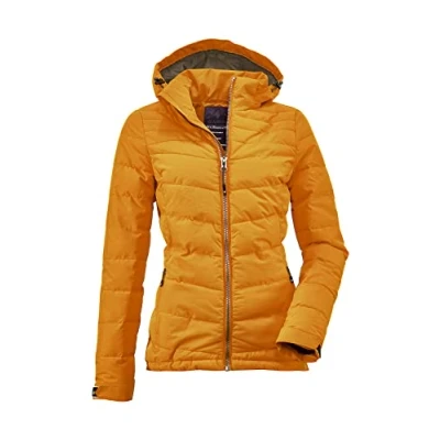 Imagen de Killtec Skane WMN Quilted Jckt A Chaqueta de plumón con Capucha Cremallera, Womens, Amarillo, 36