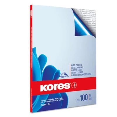 Imagen de Kores 78478P durchsch Papel de calco, DIN A4, azul, 100 hojas