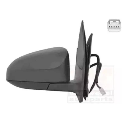 Imagen de espejo retrovisor Van Wezel 0919808 derecha imprimado completo, convexo, para ajuste elect. espejo, calefactable TOYOTA: Aygo norauto, oscaro,