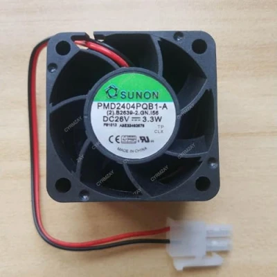 Imagen de CYRMZAY Compatible para SUNON PMD2404PQB1 A 26V 3.3W 2 Cable 40 * 28 Ventilador