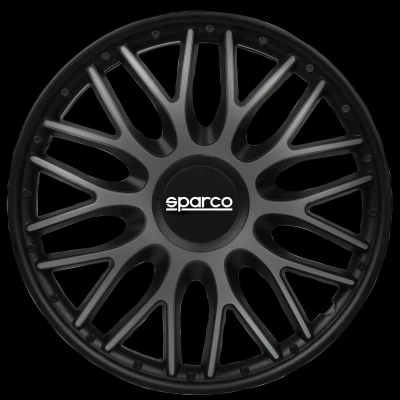 Imagen de Sparco Juego de 4 Tapacubos Roma 13 Pulgadas Gris/Negro