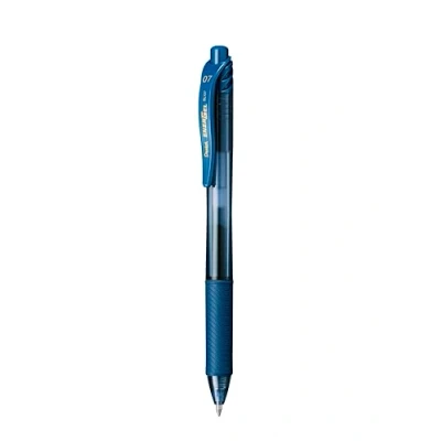 Imagen de Pentel BL107 CAX Bolígrafo Energel retráctil con punta de bola, Azul Marino