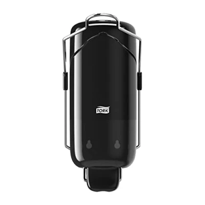 Imagen de Tork 560109 Dispensador para jabón líquido y en Spray con Palanca de Codo, dosificador Elevation Compatible el Sistema S1, Negro