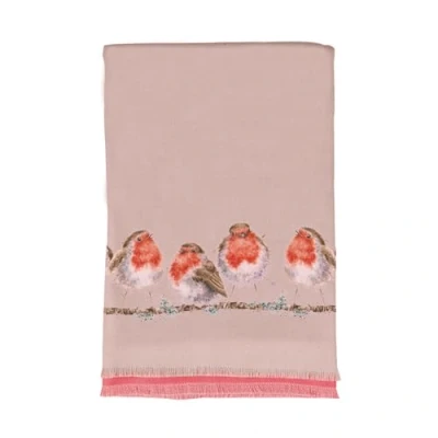 Imagen de Wrendale Designs Bufanda de invierno, Taupe Robin, Taille unique