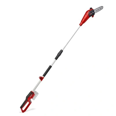 Imagen de Einhell Una podadora de pértiga con batería GC LC 18/20 Li T Solo Power X Change (iones litio, 18 V, cabezal motor 30 inclinación, varilla prolongación, sin ni cargador)