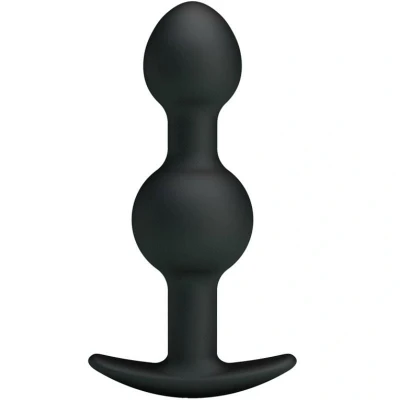 Imagen de Vibrador Anales silicona estimulacion 10.3 cm color negro y de PrettyBottom