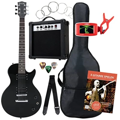 Imagen de Rocktile L Pack guitarra eléctr set negro incl. Amp, bolsa, afinador, cable, correa, cuerdas