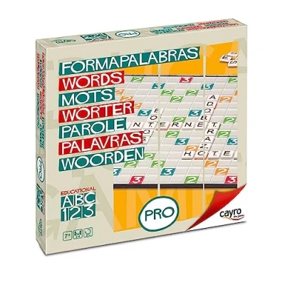 Imagen de Cayro Formapalabras Pro Juego Mesa Educativo Todas Edades Fomenta La Creatividad Mejora Ortografía Divertido Y Entretenido Ideal para Jugar En Familia Desafía Tu Mente 722 Piezas