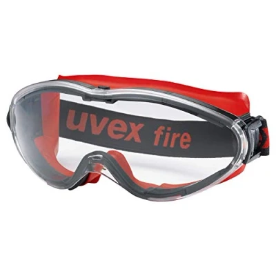 Imagen de Uvex Ultrasonic Vollsichtschutzbrille Supravision Excellence Transparent/Schwarz Rot