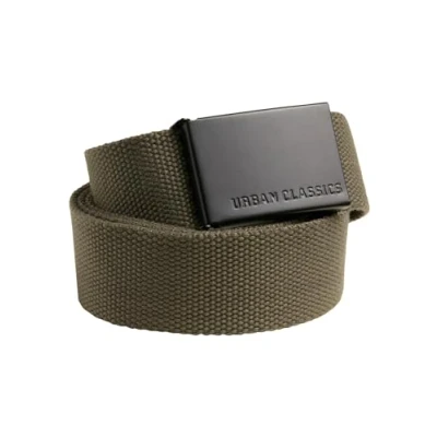 Imagen de Urban Classics Single Cinturón, Hombre, Talla: One Size, Olive/black