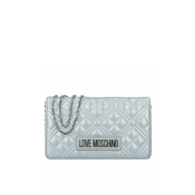 Imagen de Love Moschino Smart Daily Bandolera, Mujer, Talla: One Size, Metallic silver