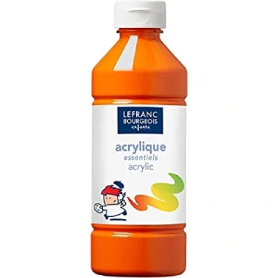 Imagen de Lefranc bourgeois acrilico gli essenziali 500 ml arancio