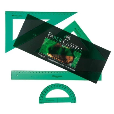 Imagen de Set de reglas escolares Faber Castell