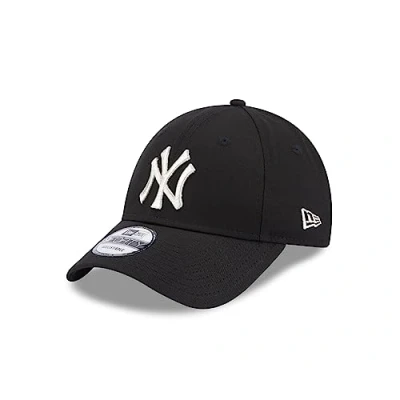 Imagen de New Era MLB Fankappe Frau York Yankees Damencap 9Forty Metallic Schwarz Teamlogo Baseball One Size