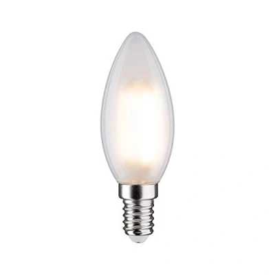 Imagen de Paulmann 28645 lámpara LED filamento vela vatios clásico bombilla mate 2700 K blanco cálido E14, 6.5 W, 6,5 W