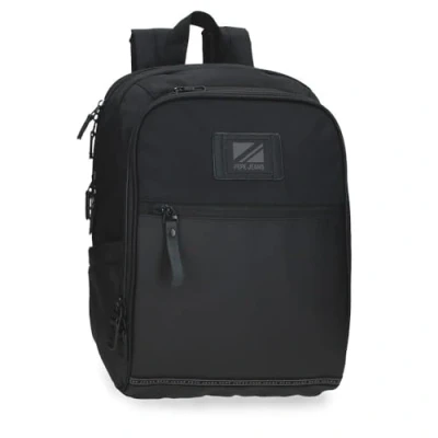 Imagen de Pepe Jeans Stratford Mochila para Portátil Negro 25x37x10 cms Poliéster 9,25L by Joumma Bags
