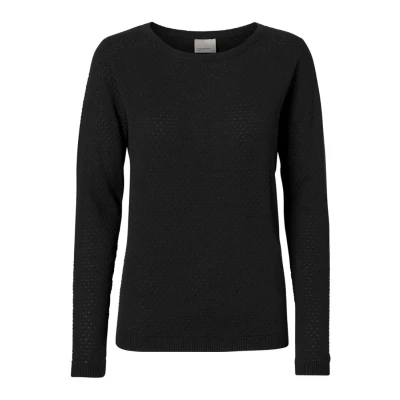 Imagen de Vero Moda Vmcare Structure LS Oneck GA NOOS Jersey de punto, Mujer, Talla: XXL, Black