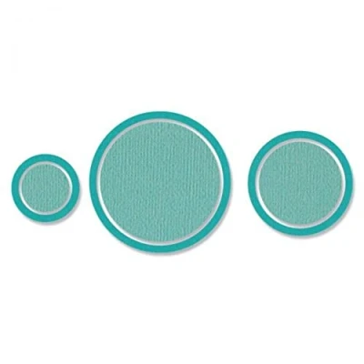Imagen de Sizzix Framelits Die Set 6PK Marcos circulares, 665660