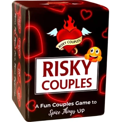 Imagen de RISKY COUPLES Juego de Parejas súper Divertido para una Cita Nocturna: 150 desafíos picantes y Preguntas tu Pareja. Regalos románticos Aniversario San Valentín. Cartas Pareja