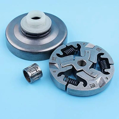 Imagen de Luxuypon Kit de engranaje gusano llanta piñón tambor embrague para Jonsered 2159 CS2156 CS2159 CS 2156 motosierra 7 piezas repuesto