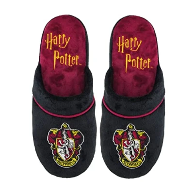 Imagen de Pantuflas Zapatillas Cinereplicas Harry Potter Oficial Alto Confort y Calidad Sole Pillow Walk Adulto (S/M, Gryffindor)