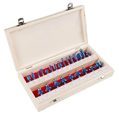 Imagen de Stalwart Multi purpose 24 piece Router Bit Set
