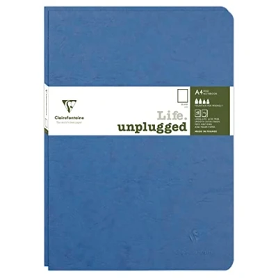 Imagen de Clairefontaine 733084C Age Bag DUO set de 2 cahiers piqués 21x29,7cm 96p uni bleu