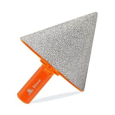Imagen de Fresa de Diamante 50mm BRSCHNITT con mango hexagonal para ampliar recortar dar forma a los agujeros existentes Granito Mármol Porcelana Azulejos