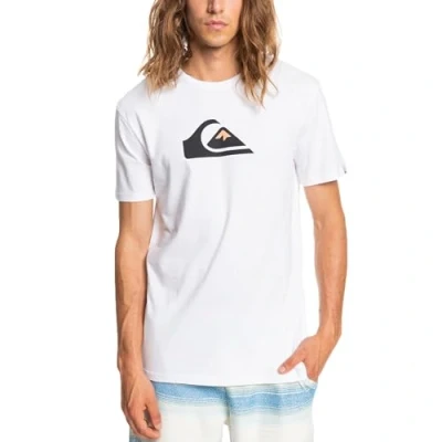Imagen de Quiksilver Comp Logo, Camiseta para Hombre Blanco, XL