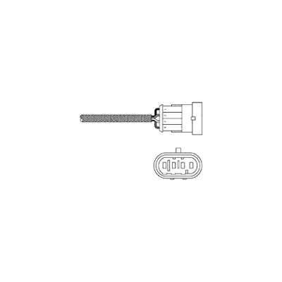 Imagen de DELPHI ES20263 12B1 Sonda lambda plana, térmico FIAT: Punto II Hatchback, Multipla