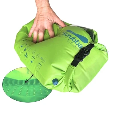 Imagen de Scrubba Sistema de Lavado Portátil 2.0 Bolsa Estanca Impermeable para Viajes Autocaravana Camping Senderismo con Tabla Lavar