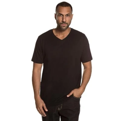 Imagen de JP 1880 Camisetas, básicas, Pack de 2, Cuello en V, Manga al Codo, hasta la 8 XL Negro 4XL 711318130