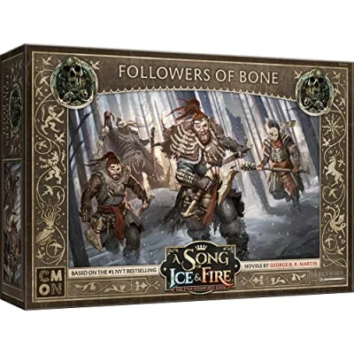 Imagen de Cool Mini or Not A Song of Ice and Fire : Free Folk Followers Bone Unit Expansion Miniature Game