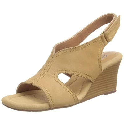 Imagen de Clarks Kyarra Aster, Sandalia Mujer, Light Tan Lea, 41 EU