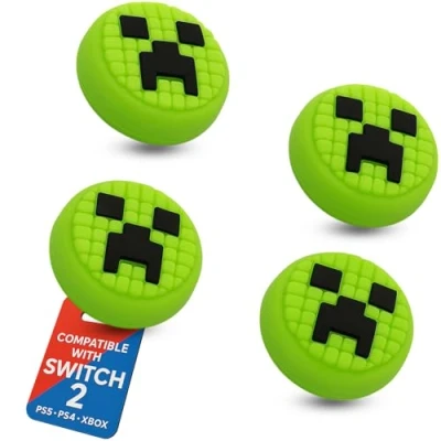 Imagen de MatoSan® Tapas de Agarre para Palanca Pulgar Switch 2, Fundas Silicona compatibles con Controladores empuñaduras ergonómicas Antideslizantes el (Version 2)
