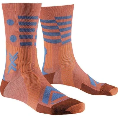 Imagen de X Socks Gravel Perform Merino Crew, Calcetines, Unisex adulto, Sunset/Twyce Blue, 39 41