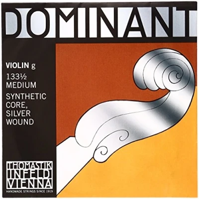 Imagen de Thomastik Infeld Cuerdas para violín Dominant Nylon Core 1/2 G Plata 133