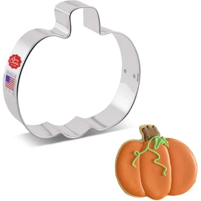 Imagen de Ann Clark Cookie Cutters Cortador de galletas calabaza Halloween 10 cm Acero fabricado en EE. UU.