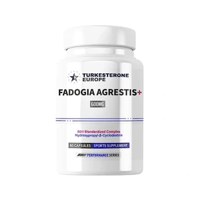 Imagen de Fadogia Agrestis 50:1 Complejo con Hidroxipropil Beta Ciclodextrina 60 Cápsulas (600mg) Turkesterone Europe®