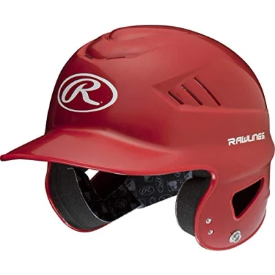 Imagen de Rawlings Coolflo Casco de béisbol Moldeado, Unisex, Color Scarlet, tamaño Talla única