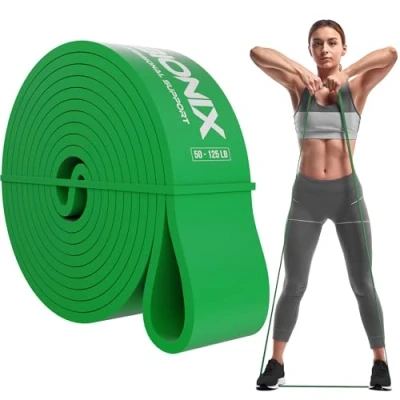 Imagen de Bionix Bandas elásticas para dominadas Gruesas, Pesadas y largas dominadas, Crossfit, Powerlifting, Yoga, Estiramientos Ayuda en el Entrenamiento