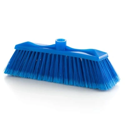 Imagen de MAYA Escoba Colors. Barrido Suave y Eficaz para Interiores. Fibras Pet Taco de Polipropileno (Azul)